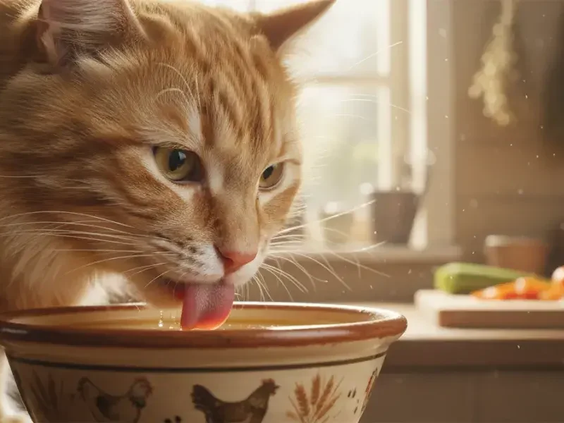 Caldo de Galinha para Gatos