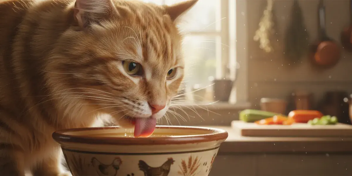 Caldo de Galinha para Gatos