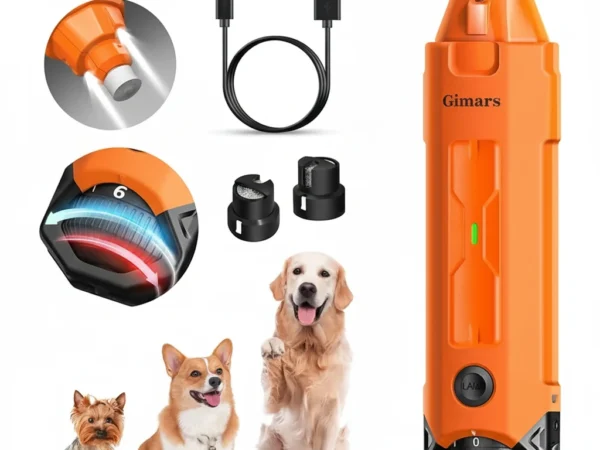 Gimars Aparador de Unhas Elétrico Pet