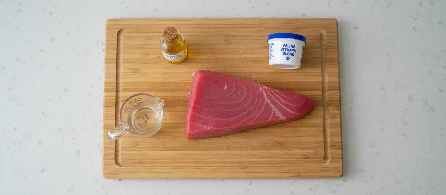 Mousse de Atum Fresco para Gatos