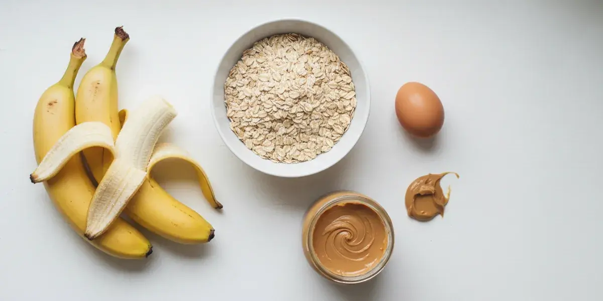 Biscoitos de Banana e Aveia para Cães