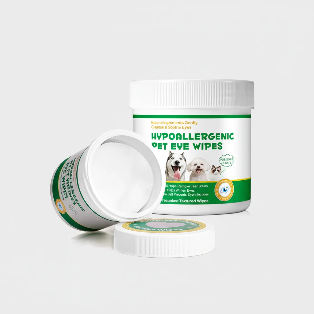 Lenços Hipoalergênicos para Olhos de Cães e Gatos