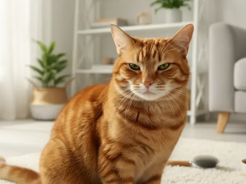 Pelo do Gato Brilhante