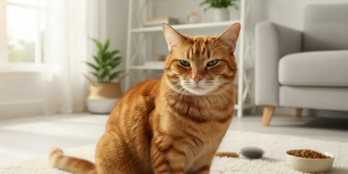 Pelo do Gato Brilhante