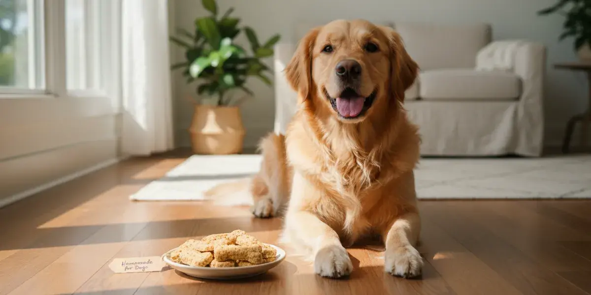 Biscoitos de Banana e Aveia para Cães