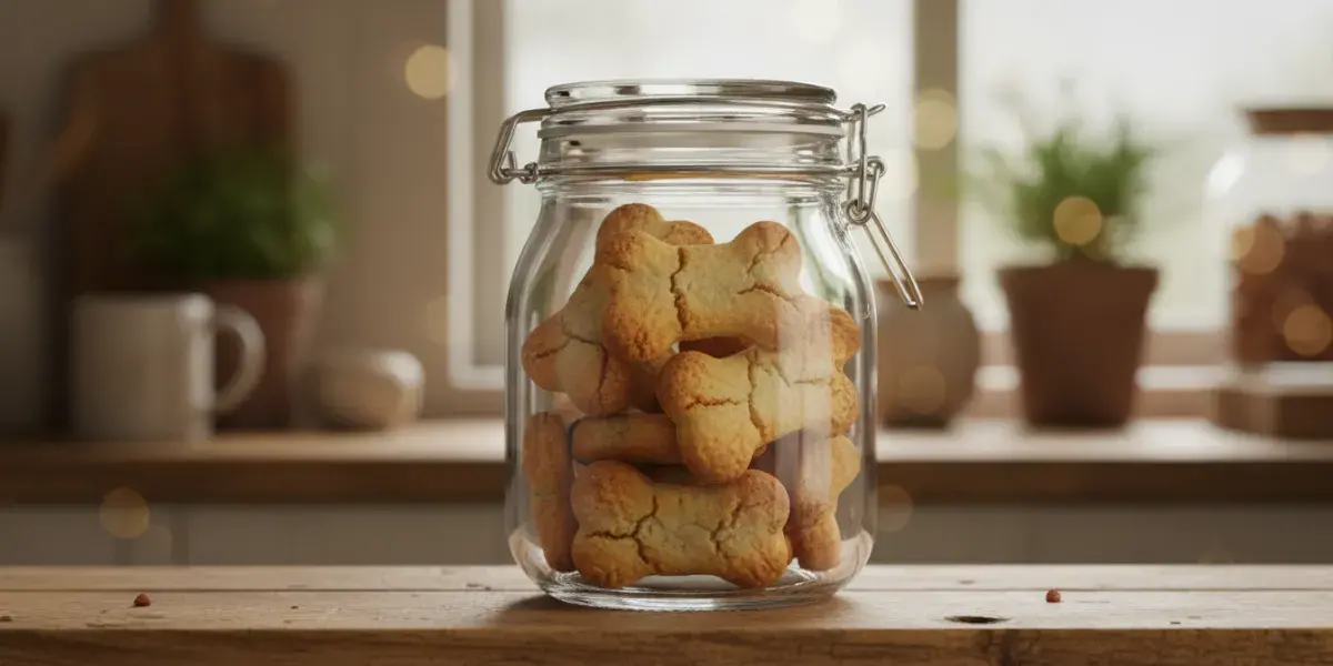 Biscoitos Caseiros de Manteiga de Amendoim para Cães