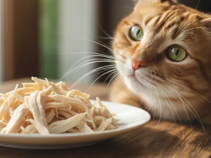 Receita de Frango Cozido para Gatos