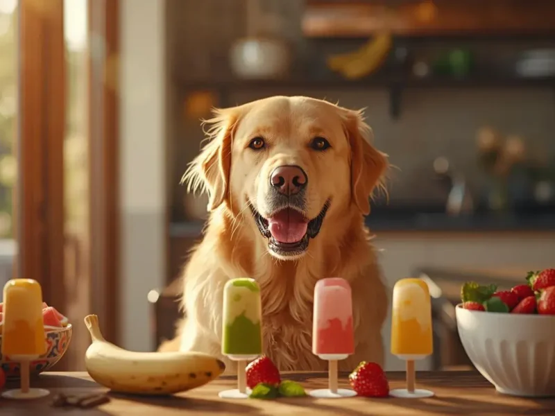 Gelado Caseiro para Cães