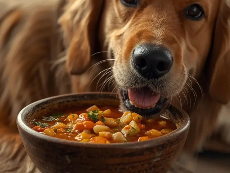 Sopa Caseira de Legumes para Cães