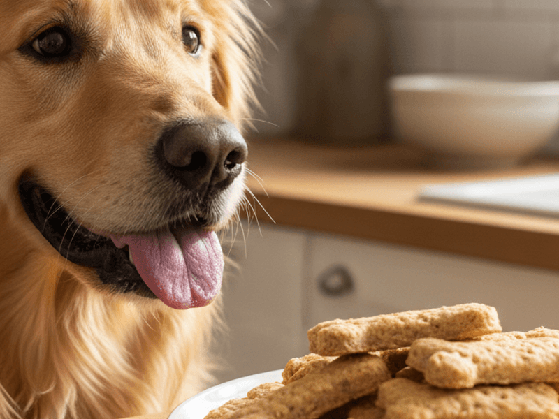 Biscoitos Caseiros para Cães: A Receita Perfeita com Aveia e Banana