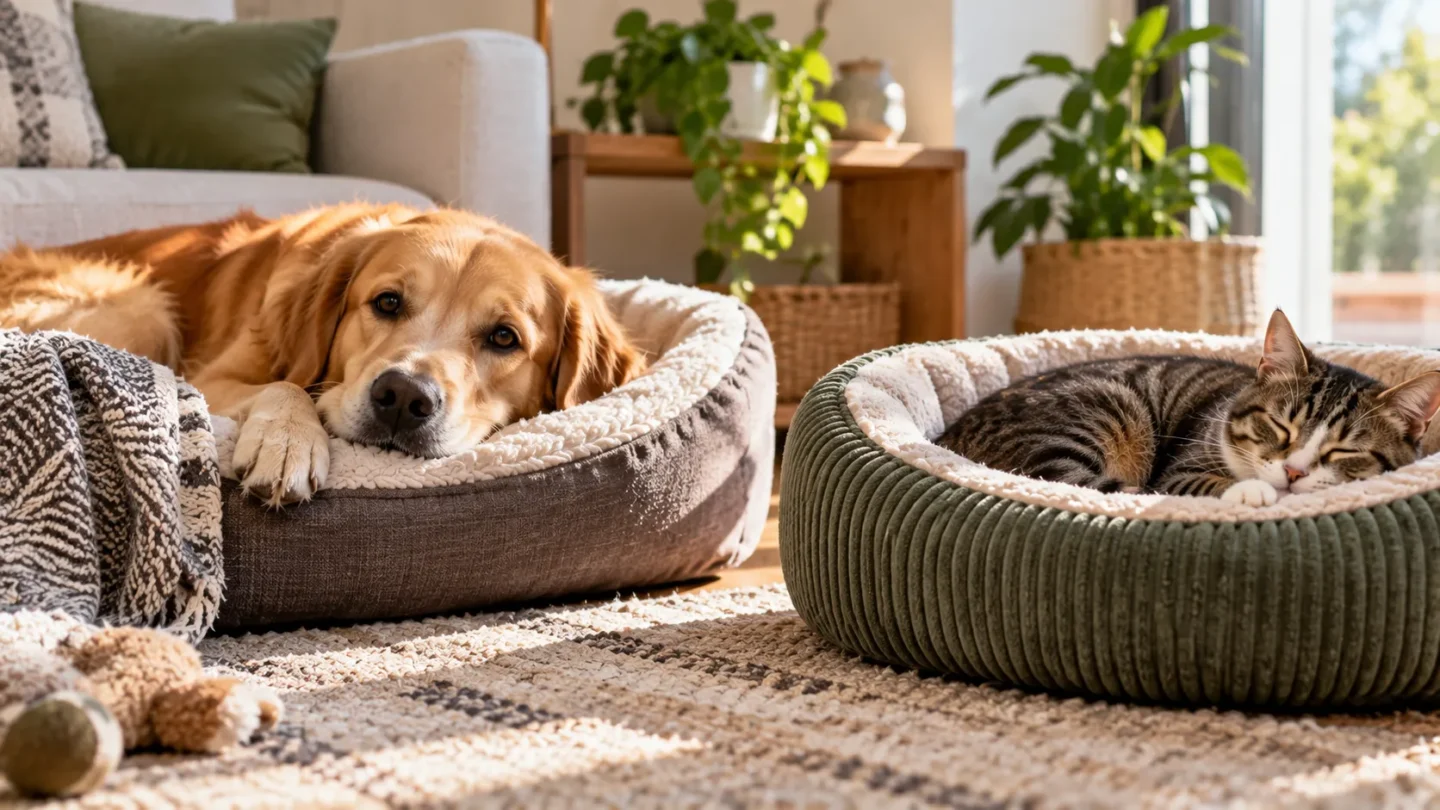 Como escolher a cama ideal para o teu cão ou gato